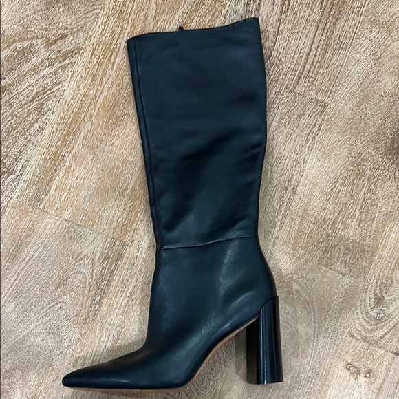 VINCE Pilar Leather Knee Boot 11 - Picture 1 of 9